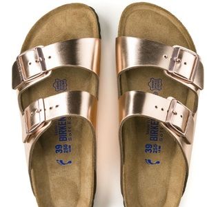 Birkenstock Arizona Soft Footbed Leather Copper 38